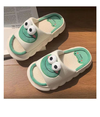 Kawaii Frog Women's Indoor Slippers – Soft, Comfy & Anti-Slip
