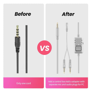Kawaii Gaming Cat Ear Mic 3.5mm Headphones null The Kawaii Shoppu