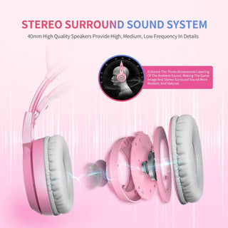 Kawaii Gaming Cat Ear Mic 3.5mm Headphones null The Kawaii Shoppu