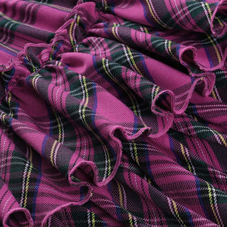 Kawaii Princess Plaid Skirt - Pink College Cutie Clothing and Accessories by The Kawaii Shoppu | The Kawaii Shoppu
