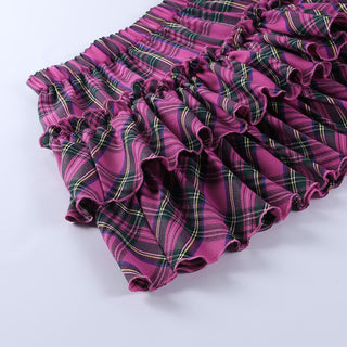 Kawaii Princess Plaid Skirt - Pink College Cutie Clothing and Accessories by The Kawaii Shoppu | The Kawaii Shoppu