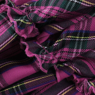 Kawaii Princess Plaid Skirt - Pink College Cutie Clothing and Accessories by The Kawaii Shoppu | The Kawaii Shoppu