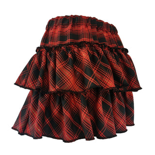 Kawaii Princess Plaid Skirt - Pink College Cutie Clothing and Accessories by The Kawaii Shoppu | The Kawaii Shoppu