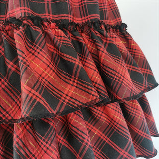 Kawaii Princess Plaid Skirt - Pink College Cutie Clothing and Accessories by The Kawaii Shoppu | The Kawaii Shoppu