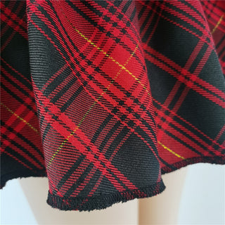 Kawaii Princess Plaid Skirt - Pink College Cutie Clothing and Accessories by The Kawaii Shoppu | The Kawaii Shoppu