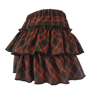 Kawaii Princess Plaid Skirt - Pink College Cutie Clothing and Accessories by The Kawaii Shoppu | The Kawaii Shoppu