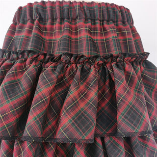 Kawaii Princess Plaid Skirt - Pink College Cutie Clothing and Accessories by The Kawaii Shoppu | The Kawaii Shoppu