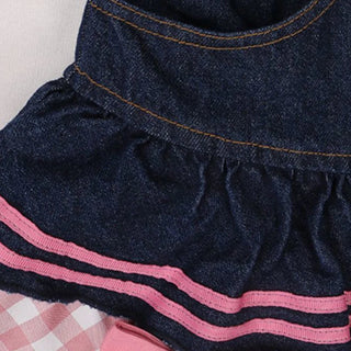 Kawaii Punk Denim Skirt – Preppy Harajuku Y2K Lace Mini Skirt