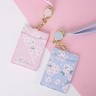 Kawaii Sakura ID Photo Card Holder Lanyard Accessories by The Kawaii Shoppu | The Kawaii Shoppu