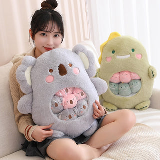 Koala / Bunny / Panda / Dino Pudding Plushies 6pcs Soft Toy by The Kawaii Shoppu | The Kawaii Shoppu