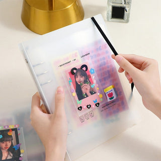 Kpop Idol A5 Photo card Binder Cover Photo Album Collection Book Stationery by The Kawaii Shoppu | The Kawaii Shoppu
