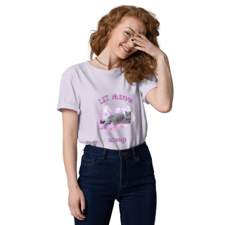 Let meow Sleep - Organic Cotton Kawaii Tee by The Kawaii Shoppu | The Kawaii Shoppu