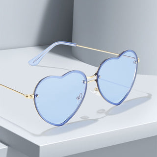 LOVE Ocean Heart Sunglasses As picture Clothing and Accessories by The Kawaii Shoppu | The Kawaii Shoppu
