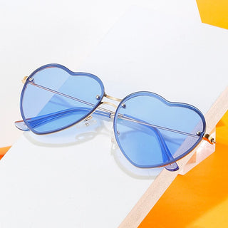 LOVE Ocean Heart Sunglasses As picture Clothing and Accessories by The Kawaii Shoppu | The Kawaii Shoppu