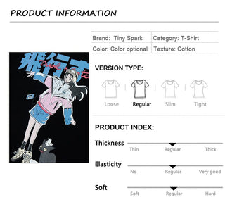 Luna Skate Kanji Tee Fashion The Kawaii Shoppu