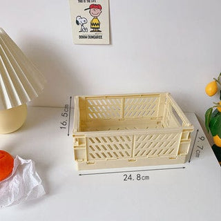 Mini Foldable Desktop Organizer Big Yellow Decor The Kawaii Shoppu
