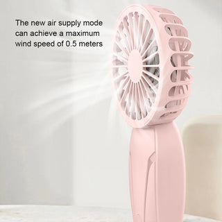 Mini USB Handheld Fan for Summer – Cute Portable Rechargeable Small Fan with 3 Speed Settings | Quiet Personal Cooling Fan for Travel, Office, School