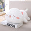 white sleepy eyes