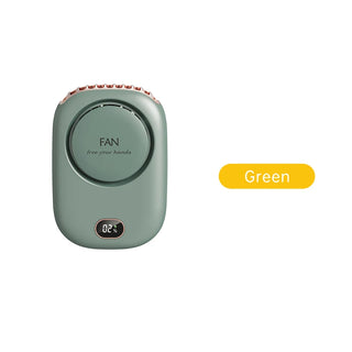 Portable Neck Fan Hands-Free Wearable Air Conditioner – USB Rechargeable 3-Speed Cooling Fan with Long Battery Life for Travel, Office, Camping