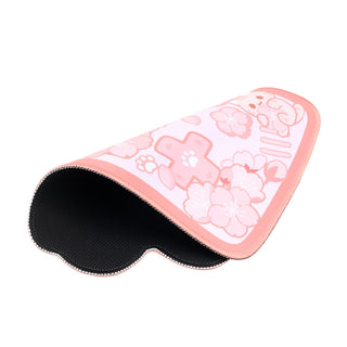 Sakura Cat Desk Mouse Pad Desk Accessories by The Kawaii Shoppu | The Kawaii Shoppu