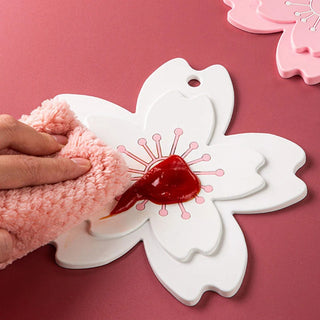 Sakura Flower Silicone Hot Pan Plate Mat Coaster Home & Kitchen by The Kawaii Shoppu | The Kawaii Shoppu