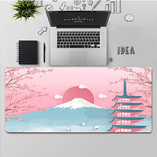Sakura Mountain Desk Mat Decor The Kawaii Shoppu
