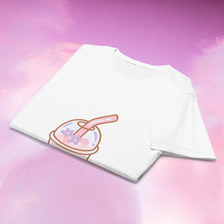 Sakura Tea Kawaii Womens Soft Summer T-Shirt