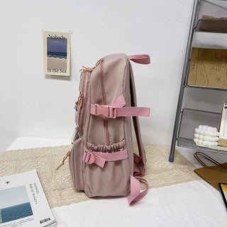 Shoppu Study Essential ITA Multi Pocket School Travel Backpack Bag by The Kawaii Shoppu | The Kawaii Shoppu