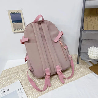 Shoppu Study Essential ITA Multi Pocket School Travel Backpack Bag by The Kawaii Shoppu | The Kawaii Shoppu