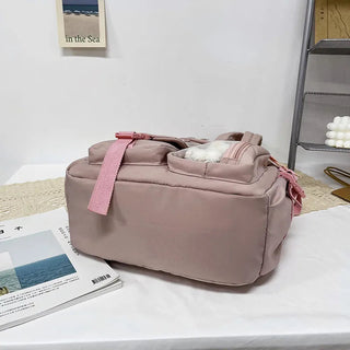 Shoppu Study Essential ITA Multi Pocket School Travel Backpack Bag by The Kawaii Shoppu | The Kawaii Shoppu