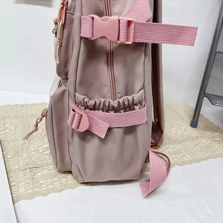 Shoppu Study Essential ITA Multi Pocket School Travel Backpack Bag by The Kawaii Shoppu | The Kawaii Shoppu