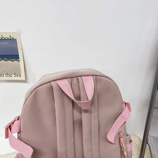 Shoppu Study Essential ITA Multi Pocket School Travel Backpack Bag by The Kawaii Shoppu | The Kawaii Shoppu