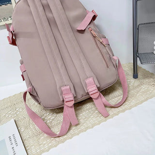 Shoppu Study Essential ITA Multi Pocket School Travel Backpack Bag by The Kawaii Shoppu | The Kawaii Shoppu