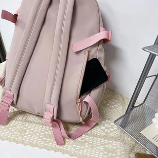 Shoppu Study Essential ITA Multi Pocket School Travel Backpack Bag by The Kawaii Shoppu | The Kawaii Shoppu