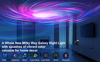 Smart Bluetooth Sunset Projector Lamp – 16-Color LED Rainbow Night Light