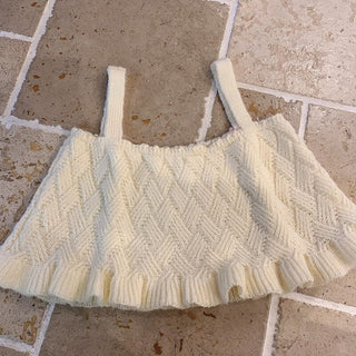 Sweet Girl Retro Loose Knitted Crop Top One Size Clothing and Accessories by The Kawaii Shoppu | The Kawaii Shoppu