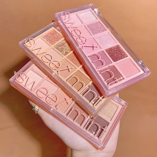 Sweet Mint 10 Colors Shimmer Matte Eyeshadow Makeup Palette makeup by The Kawaii Shoppu | The Kawaii Shoppu