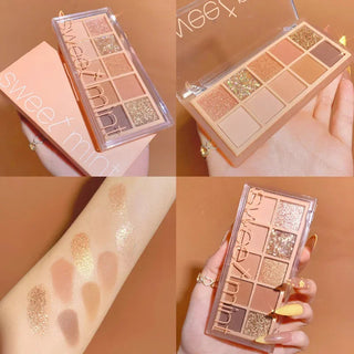 Sweet Mint 10 Colors Shimmer Matte Eyeshadow Makeup Palette makeup by The Kawaii Shoppu | The Kawaii Shoppu