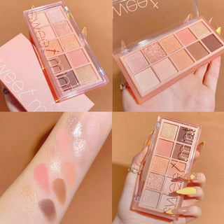 Sweet Mint 10 Colors Shimmer Matte Eyeshadow Makeup Palette makeup by The Kawaii Shoppu | The Kawaii Shoppu