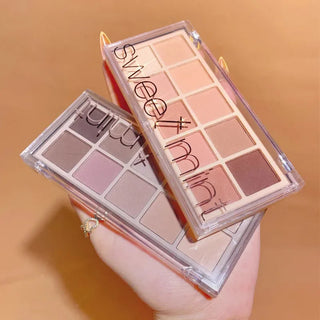 Sweet Mint 10 Colors Shimmer Matte Eyeshadow Makeup Palette makeup by The Kawaii Shoppu | The Kawaii Shoppu