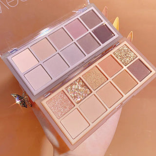 Sweet Mint 10 Colors Shimmer Matte Eyeshadow Makeup Palette makeup by The Kawaii Shoppu | The Kawaii Shoppu