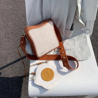 Toast PU Leather Crossbody Bag Bags The Kawaii Shoppu