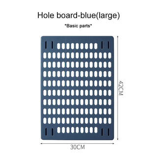 Wall Storage PegBoard Hanging Basket Storage Shelves big blue board Home & Garden by The Kawaii Shoppu | The Kawaii Shoppu