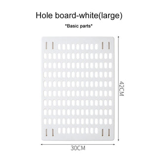 Wall Storage PegBoard Hanging Basket Storage Shelves big white board Home & Garden by The Kawaii Shoppu | The Kawaii Shoppu