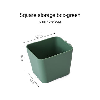 Wall Storage PegBoard Hanging Basket Storage Shelves green square box Home & Garden by The Kawaii Shoppu | The Kawaii Shoppu