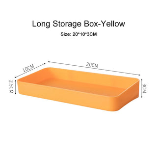 Wall Storage PegBoard Hanging Basket Storage Shelves orange long box Home & Garden by The Kawaii Shoppu | The Kawaii Shoppu