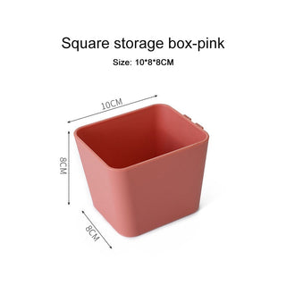 Wall Storage PegBoard Hanging Basket Storage Shelves pink square box Home & Garden by The Kawaii Shoppu | The Kawaii Shoppu