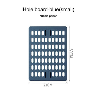 Wall Storage PegBoard Hanging Basket Storage Shelves small blue board Home & Garden by The Kawaii Shoppu | The Kawaii Shoppu