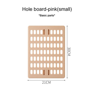 Wall Storage PegBoard Hanging Basket Storage Shelves small pink board Home & Garden by The Kawaii Shoppu | The Kawaii Shoppu