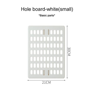 Wall Storage PegBoard Hanging Basket Storage Shelves small white board Home & Garden by The Kawaii Shoppu | The Kawaii Shoppu